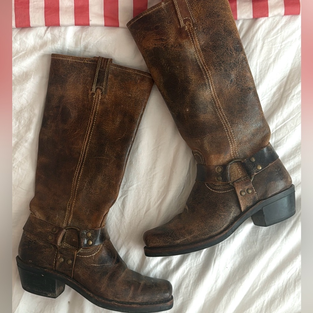 Vintage Frye Harness Boot
